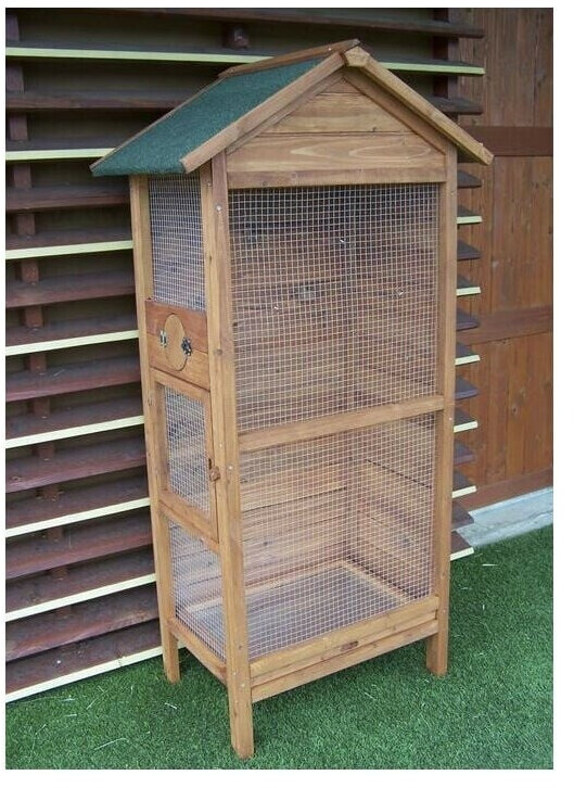 habrita Cage à oiseaux standard toit bitumé 0,42 m² PO H775