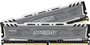Ballistix TM Sport 16Go Kit DDR4-2400 (BLS2K8G4D240FSB)