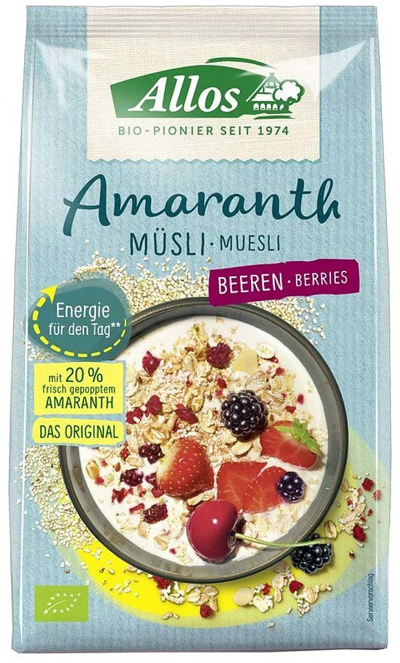 Allos Vita Korn Amaranth Berry Muesli (375g)