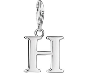 Thomas Sabo Ciondolo Lettera Y Con Pietre Bianche Argento Argento 925 Ciondolo Collana 35700976