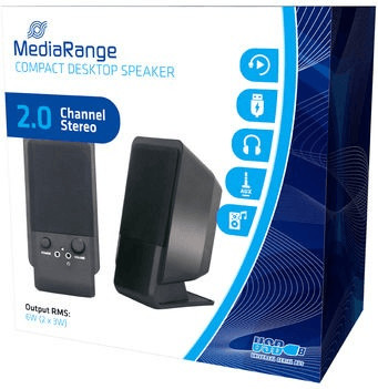 MediaRange Compact Desktop Speaker