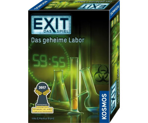 KOSMOS Exit Das Spiel Das geheime Labor Escape-Spiel Escape Spiel ab 12J 692742