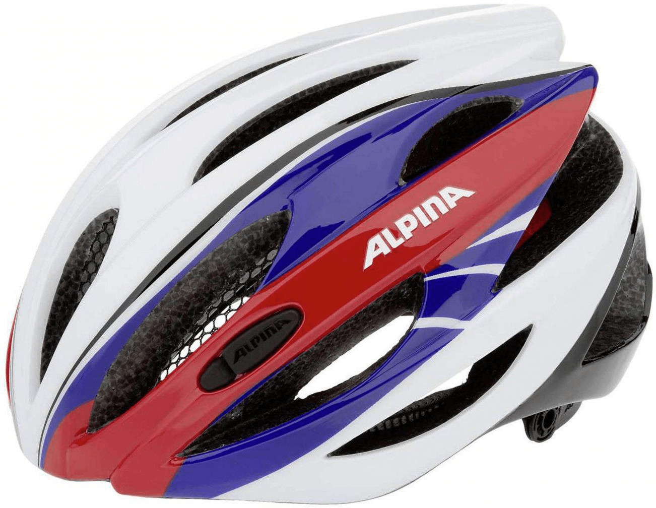 Alpina Casque Cybric bleu-blanc-rouge