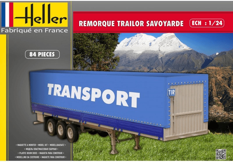 Heller Remorque trailor savoyarde (80771)