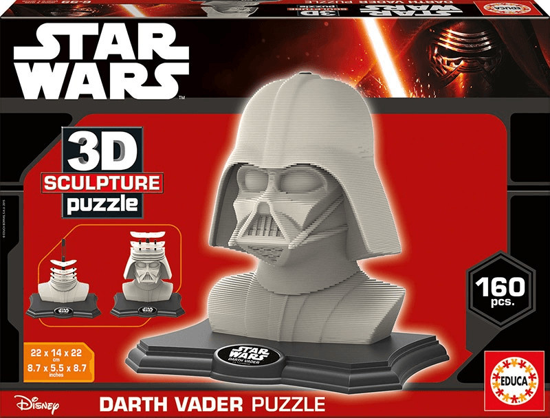 Educa Borrás Sculpture 3D puzzle Dark Vador
