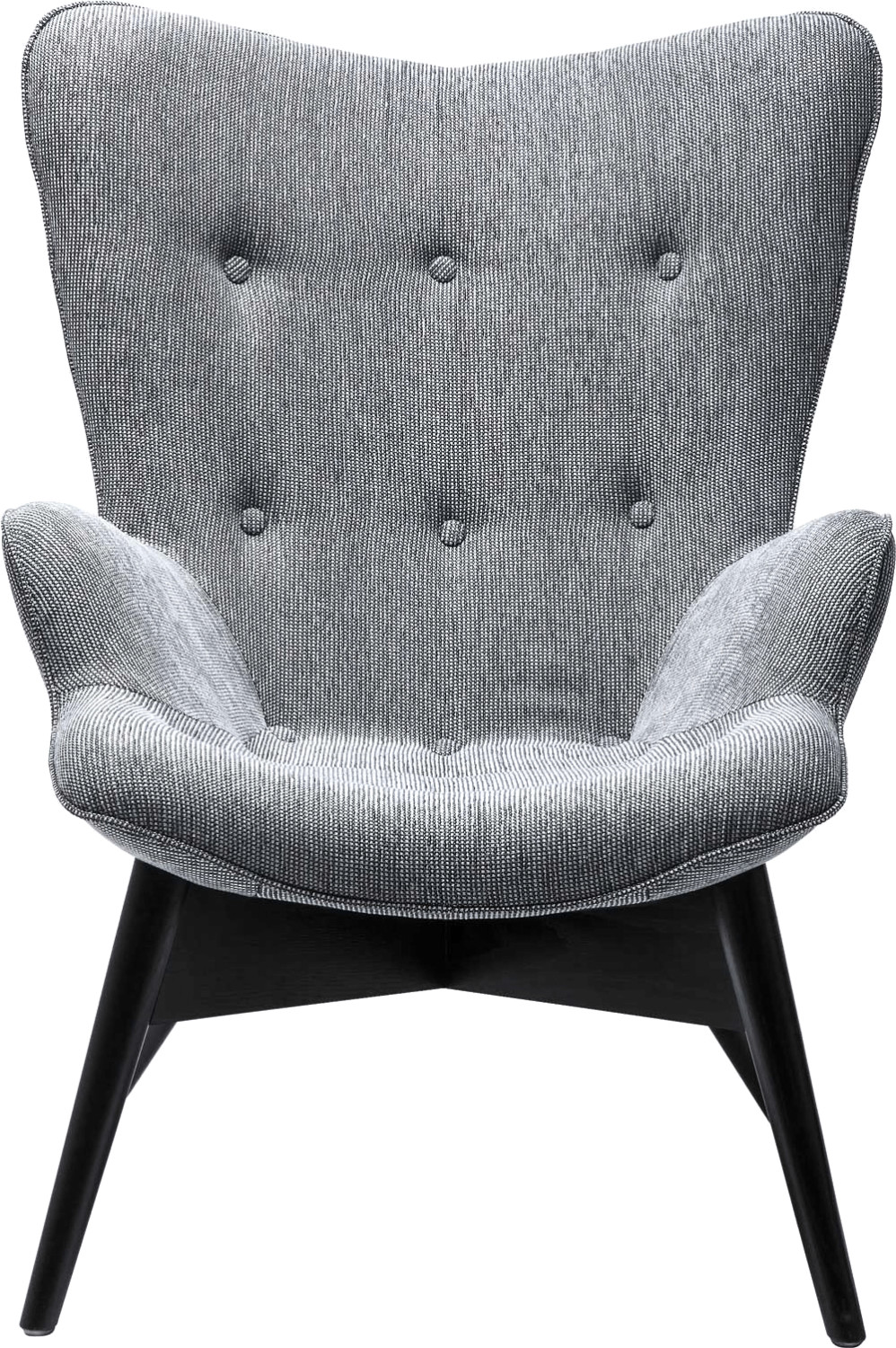 KARE Fauteuil Angels Wings rétro salt&pepper Eco