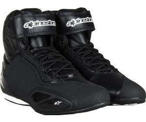 Alpinestars 1691400508 Motorcycle Boots Faster-2 Black Silver-44 Schwarz/silbern 11