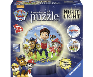 Ravensburger 11842 3D Puzzle Paw Patrol Nachttischlampe Kinder ab 6 Jahren 