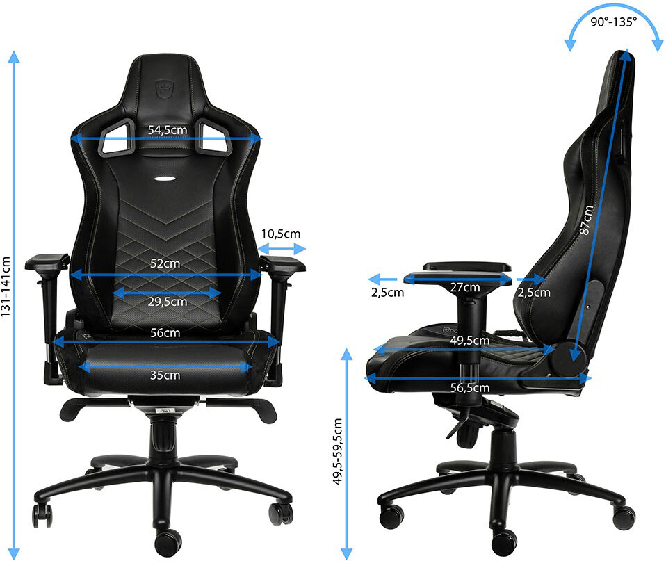 Noblechairs epic hotsell black gold