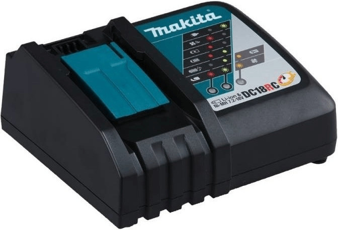 Chargeur rapide MAKITA - DC18RC - pour batterie Li-Ion + Ni-Mh 9,6 a 18V - Chargeurs  batteries et socles - Achat & prix