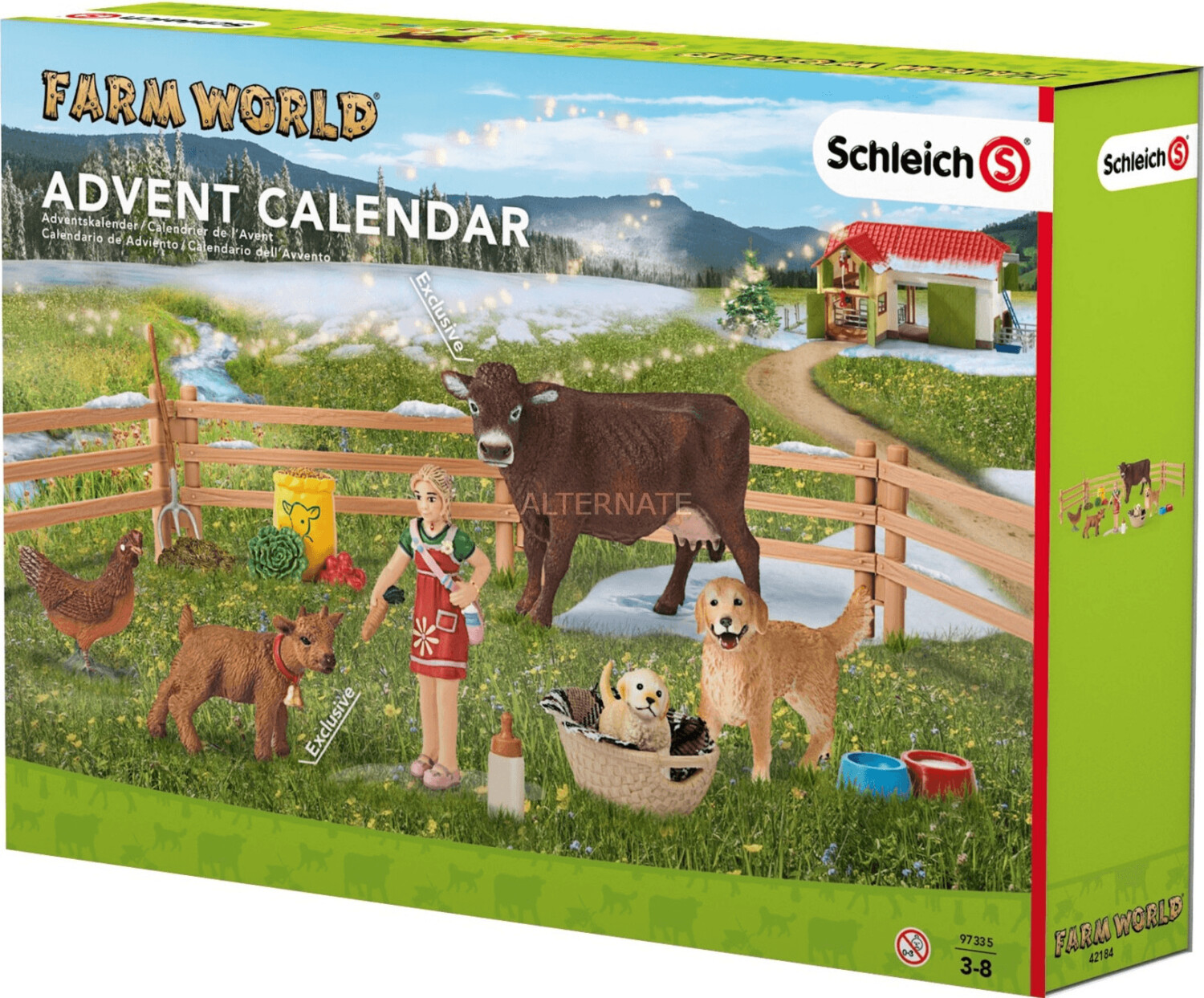 Schleich Calendrier de l'Avent Ferme 2016