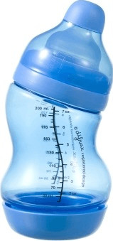 difrax Biberon S Wide (200 ml) bleu