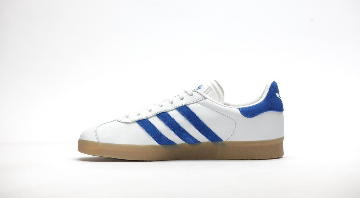 adidas gazelle white blue