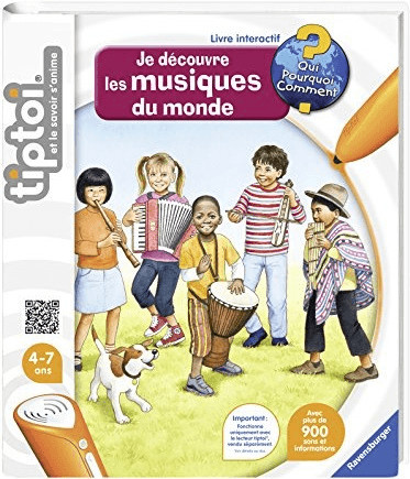 Ravensburger tiptoi - Je découvre les musiques du monde
