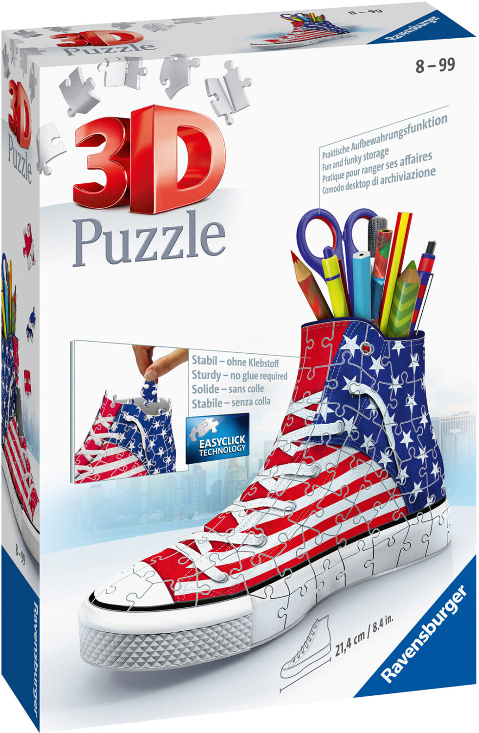 Ravensburger Puzzle 3D Sneaker American Style au meilleur prix sur