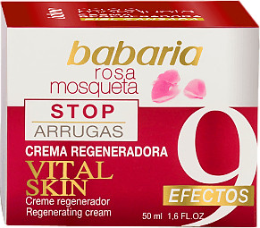 Babaria Rosehip Vital Skin 9 Effects Regenerating Cream (50ml)