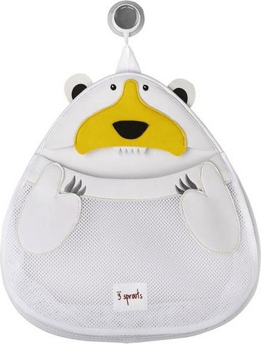 3 Sprouts Rangement pour le bain ours polaire