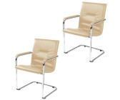 Nowy Styl Rumba Kunstleder 2 Stk. ab 90,61 € | Schnelle 2 NOWY STYL Rumba Besucherstühle beige