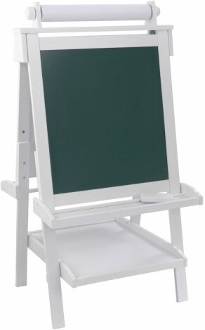 KidKraft Chevalet Deluxe ajustable en bois blanc