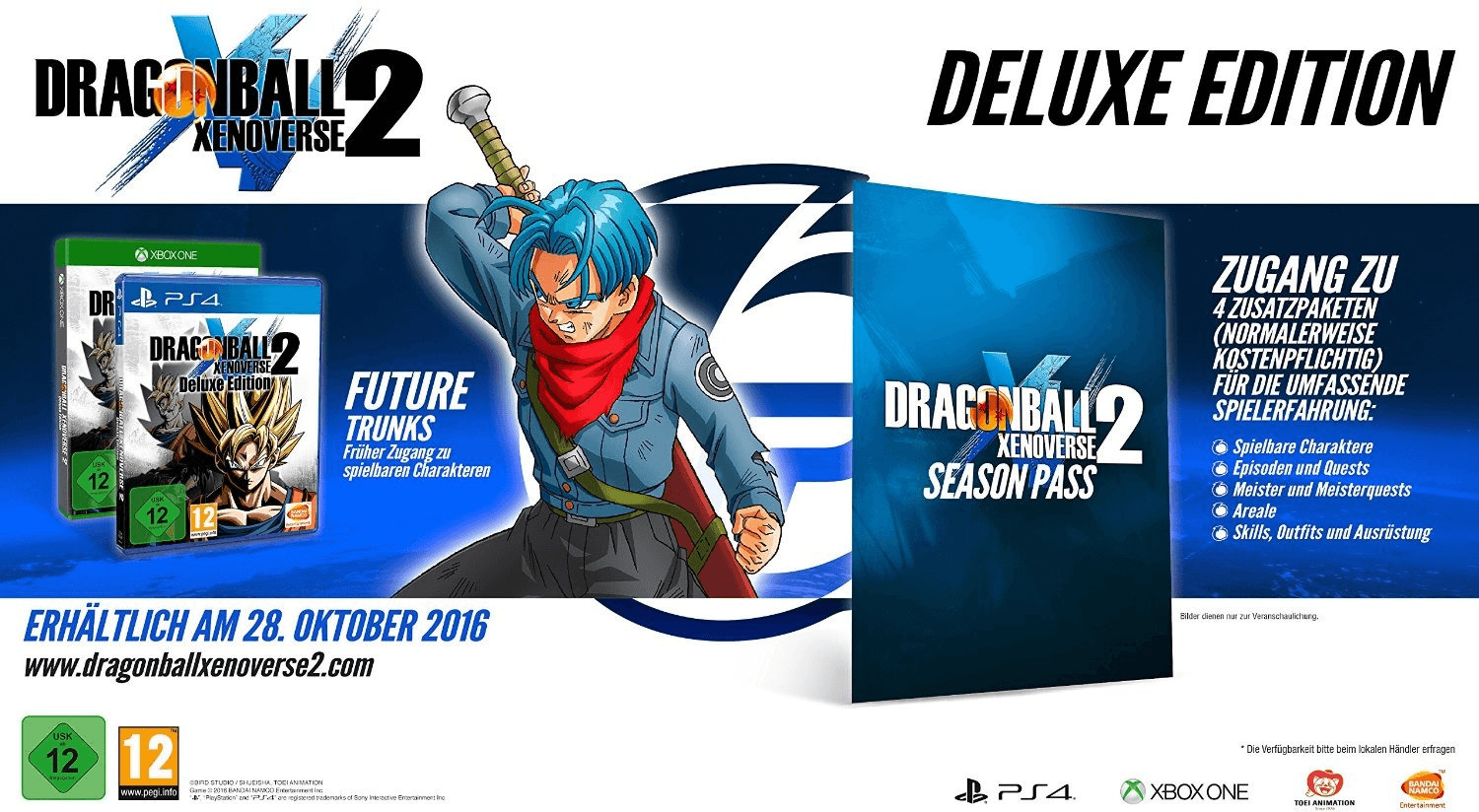 Dragon Ball : Xenoverse 2  - édition deluxe (Xbox One)