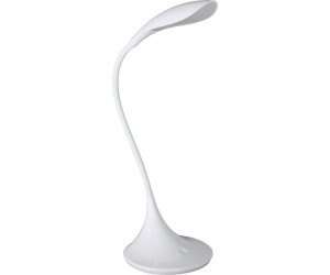 Wofi LED Tischleuchte Yon 1-flg Silber Touch Dimmer Lampe Büro Exklusiv Flexarm