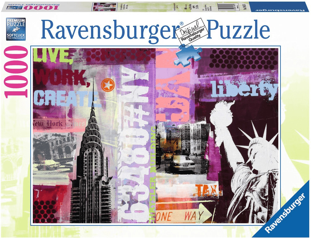 Ravensburger Style Collage New York City
