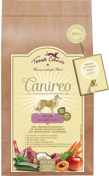 Terra Canis Canireo Wild avec légumes et fruits