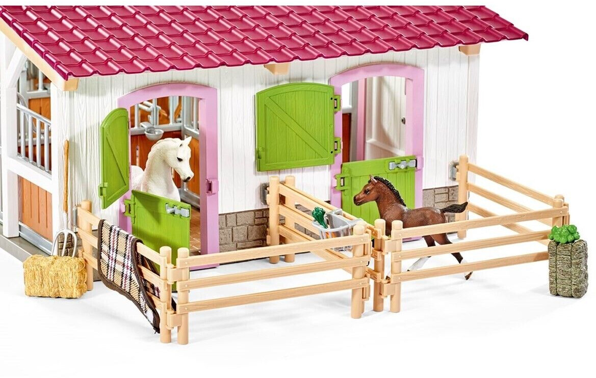 Schleich riding centre best sale with rider and horses