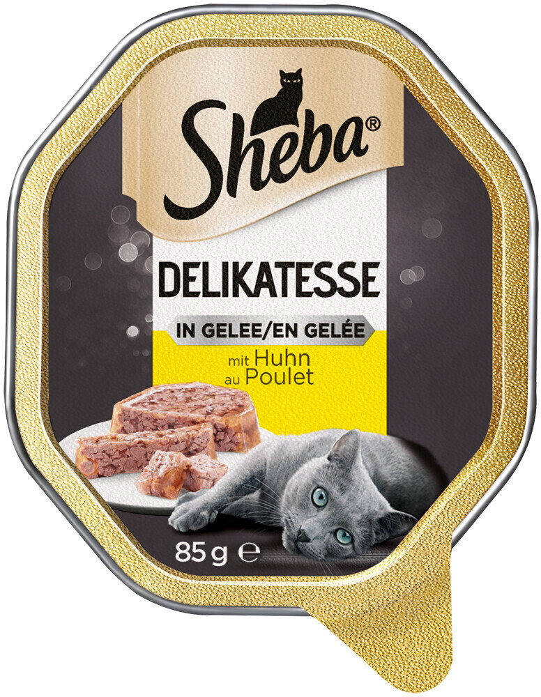 Sheba Delicacy in jelly with chicken Schale 85g