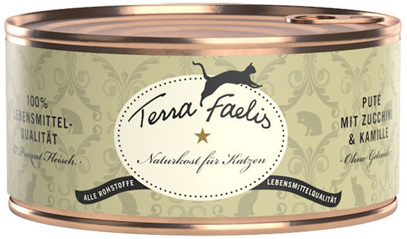 Terra Faelis dinde avec courgettes & camomille