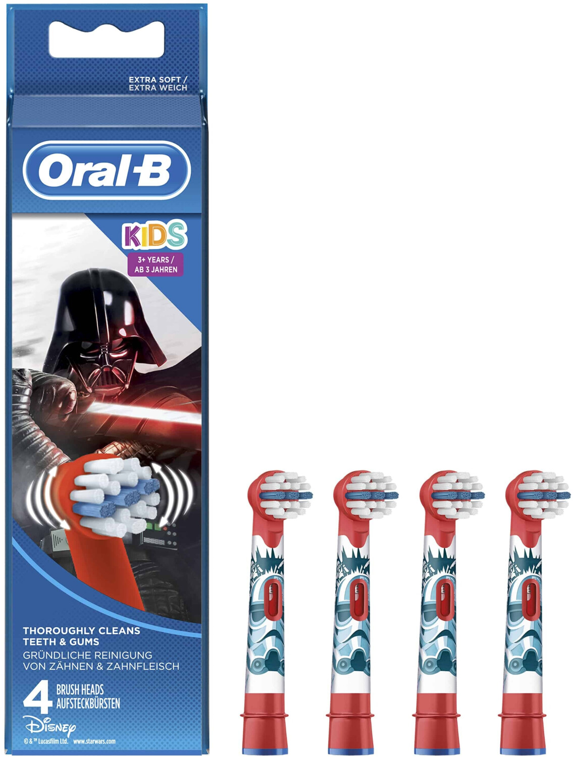 Oral-B Brossettes de rechange Power Star Wars (x4)