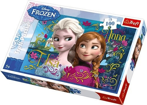 Trefl Puzzle La Reine des Neiges - Elsa & Anna (100 pièces)