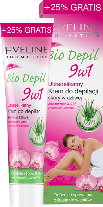 Eveline Depilatory Cream With Aloe Vera 9 in 1 (125ml)