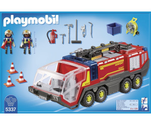 playmobil camion pompier aeroport