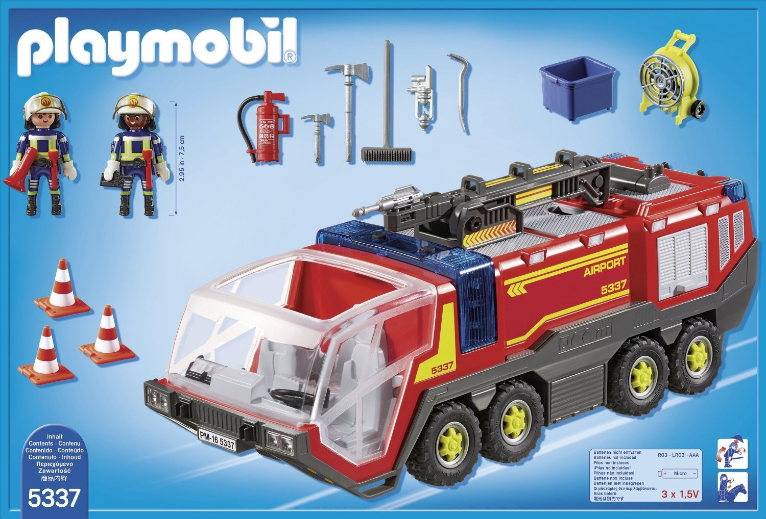 Playmobil 5337 - City Action - Pompier Avec Véhicule Camion