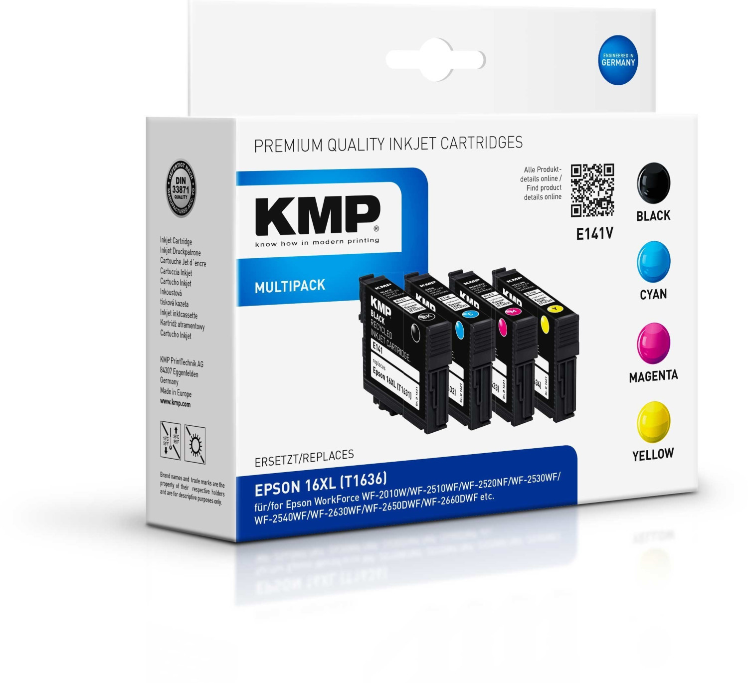 KMP E141V ersetzt Epson 16XL (1621,4050) ab 28,60 € | Preisvergleich bei