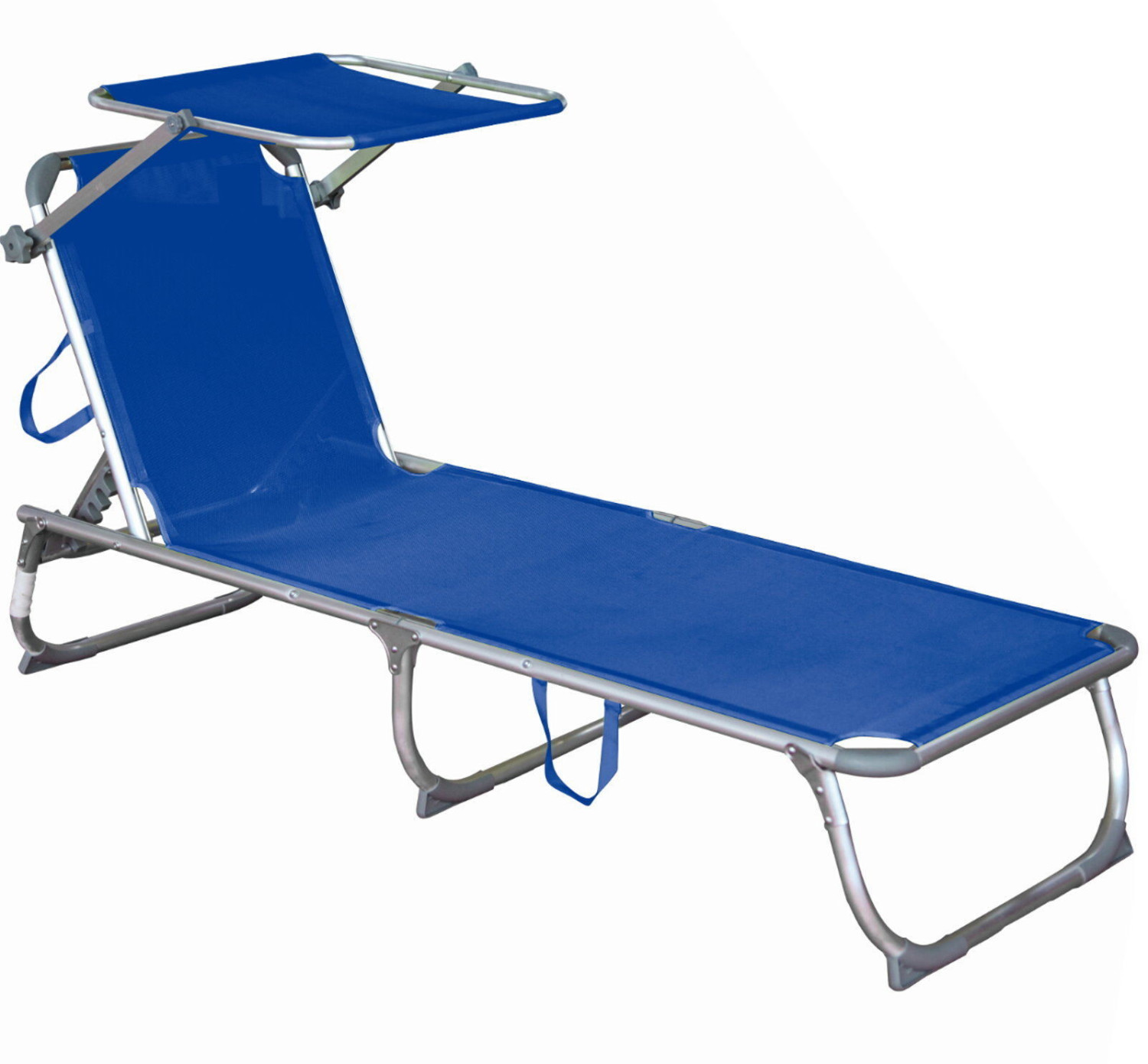 Garden Pleasure Chaise longue de plage avec protection