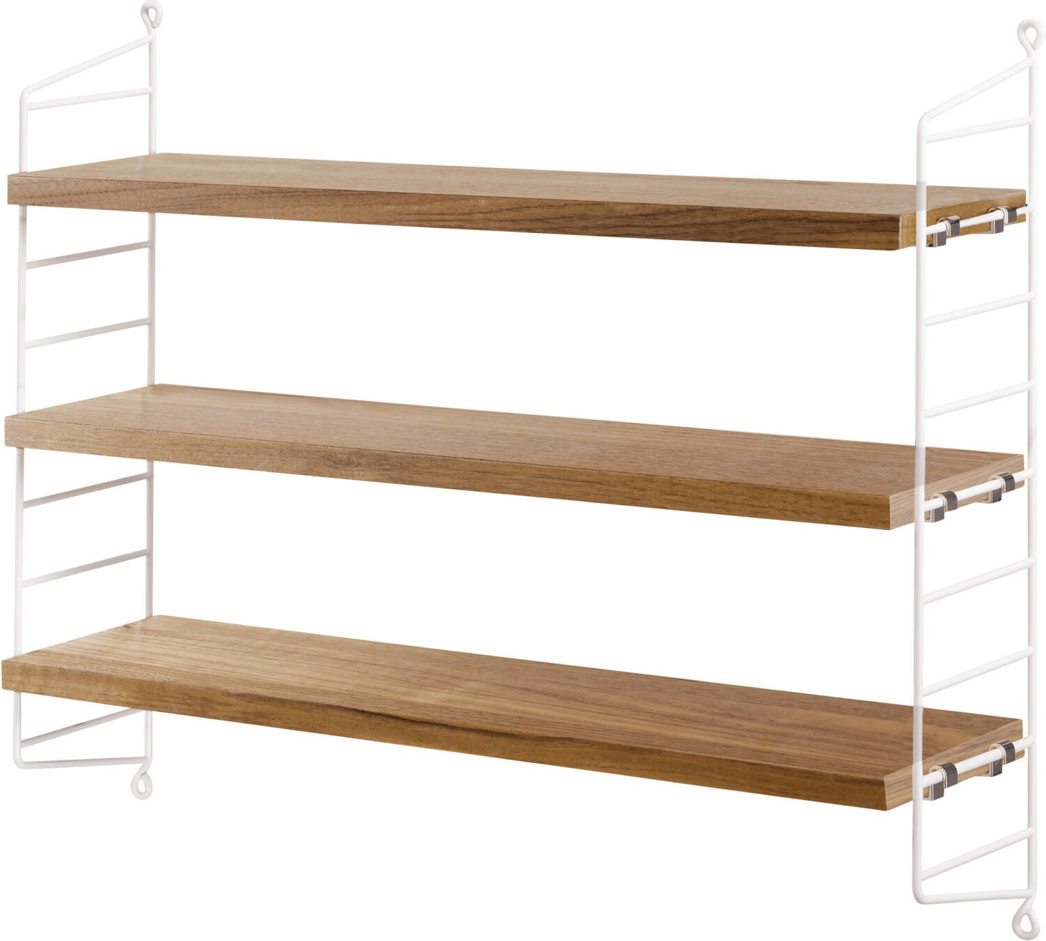 String Pocket Shelf Oak White