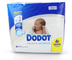 Dodot Protection Plus Sensitive couches Taille 1 – 80 unités 