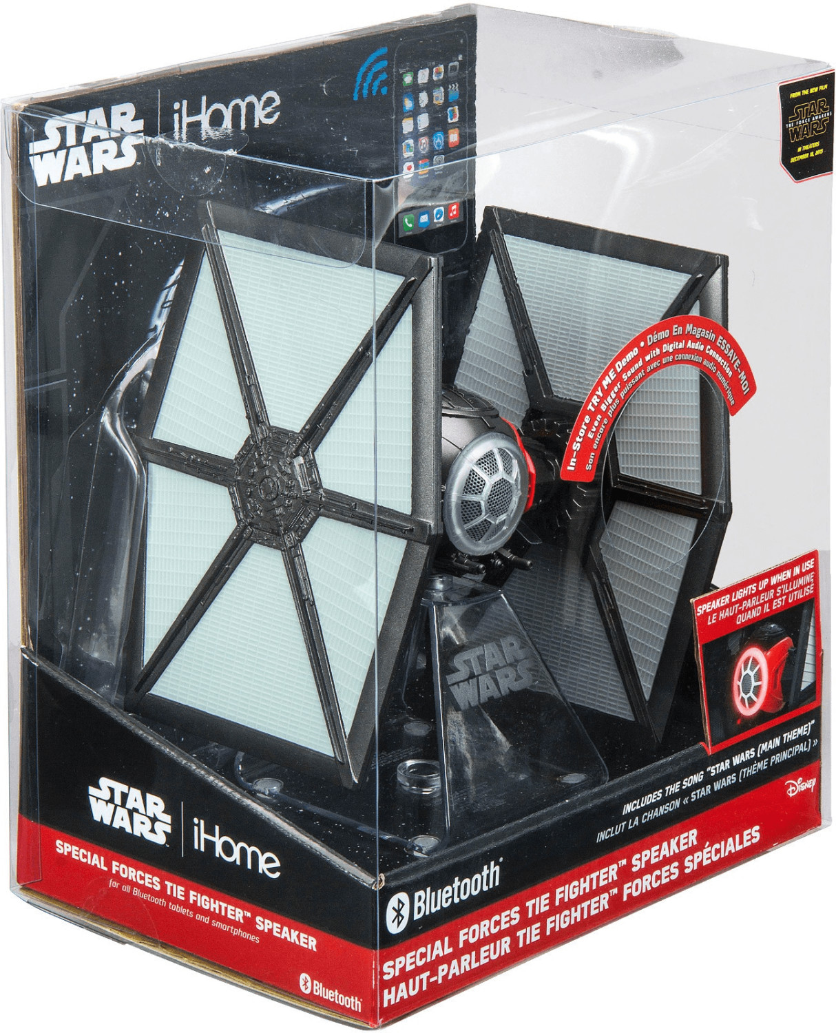 Star wars bluetooth top speaker tie fighter