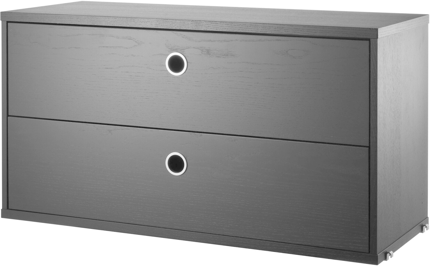 String System Chest Ash black stained