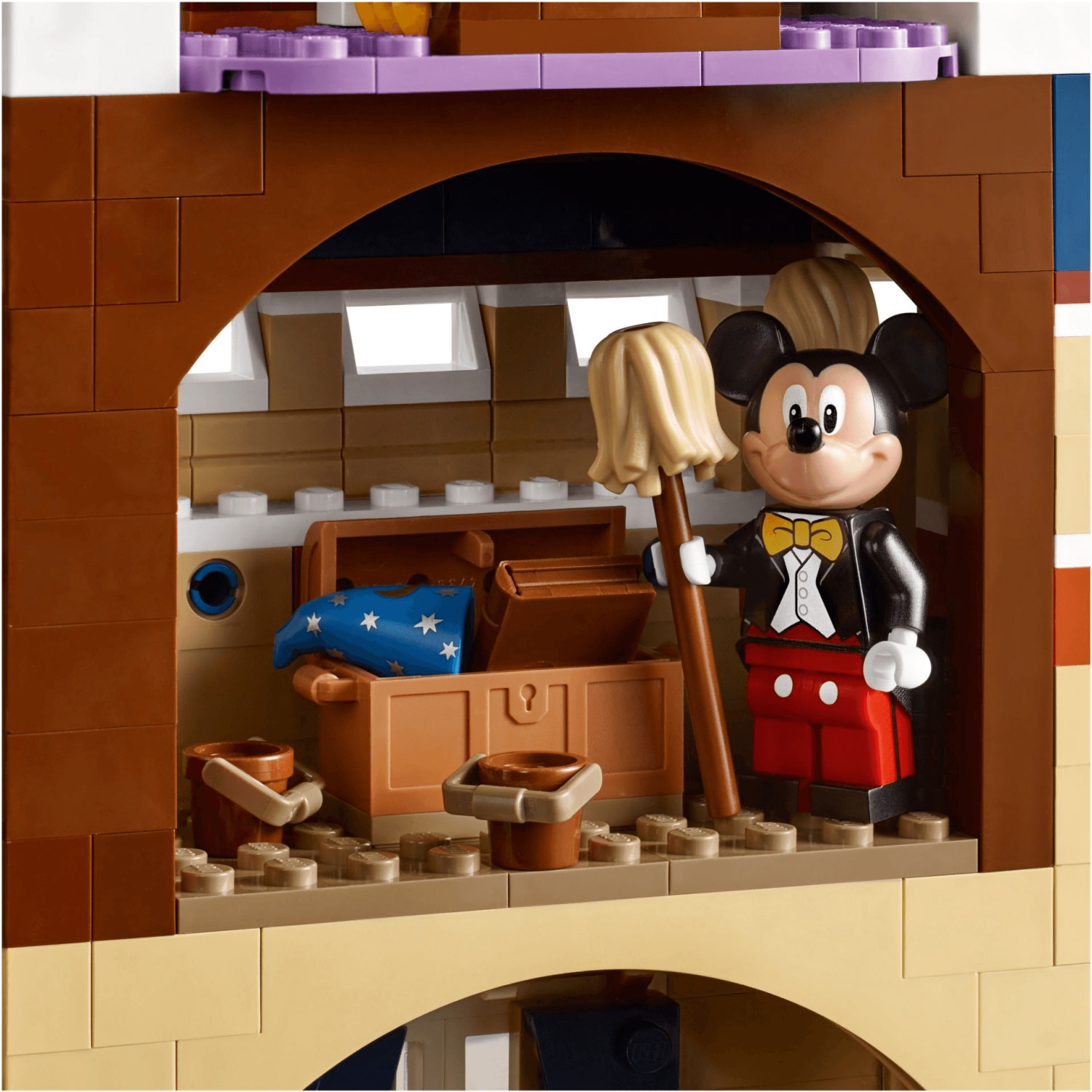 Figurines de construction LEGO DUPLO Disney, jouets de princesse, salle de  bal bell, modèle de détail