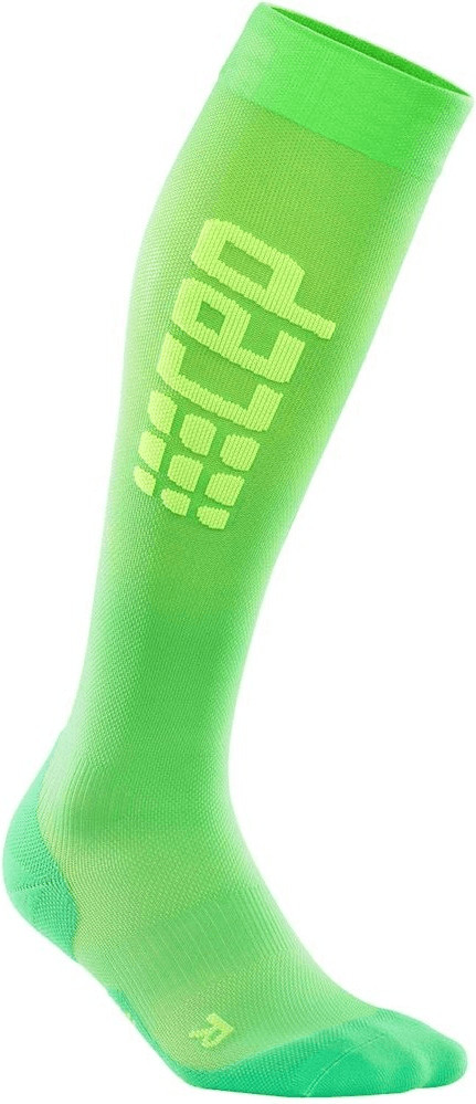 CEP Men's Progressive+ Ultralight Compression Run Socks viper/green