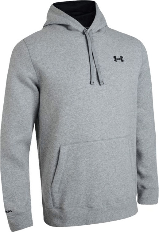 Under Armour Men Cotton-Hoodie UA Rival Storm True Gray Heather