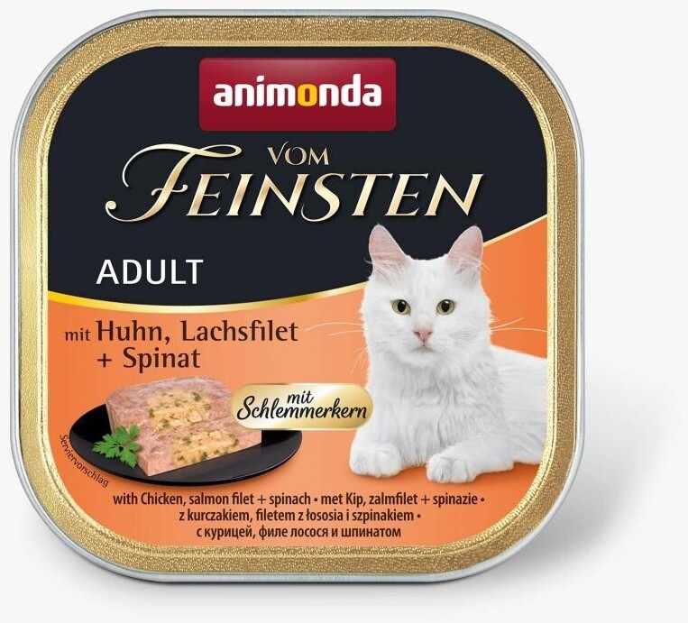 Animonda Finest Adult with Chicken, Salmon & Spinach 100g