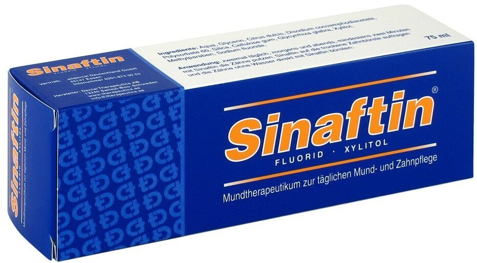 Alldental Sinaftin Fluorid Xylitol Zahncreme (75ml) ab € 16,89