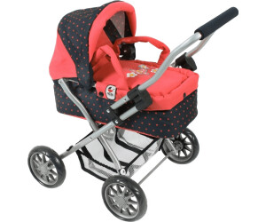 Bayer Chic 2000 Puppenwagen Smarty Melange Grau-rosa  Fr Kinder Ab 2  Jahren, 56 X 37