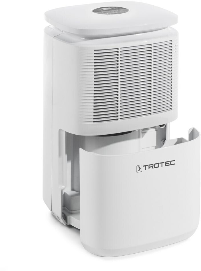 TROTEC Déshumidificateur d'air électrique TTK 30 E – Capacité 12 L/24h,  surface 15 m² / 37 m³ – Absorbeur d'humidité avec arrêt automatique