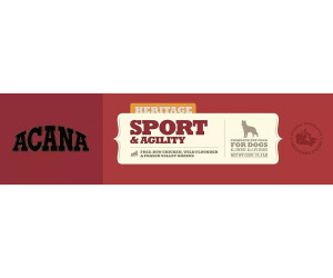 Acana Dog sport & agility 17kg - | Voor mensen met passie