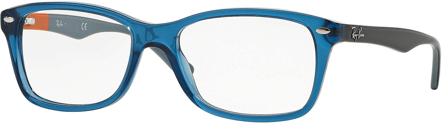 Ray-Ban RX5228 5547 (blue crystal/gun on orange-grey)